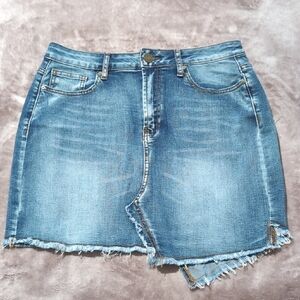 Indigo Rein Blue Denim Skirt